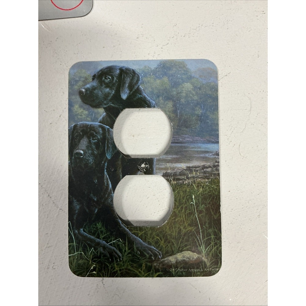 Bird‎ Dogs Hunting Heavy Steel Wall Plug In Plate Cover Man Cave